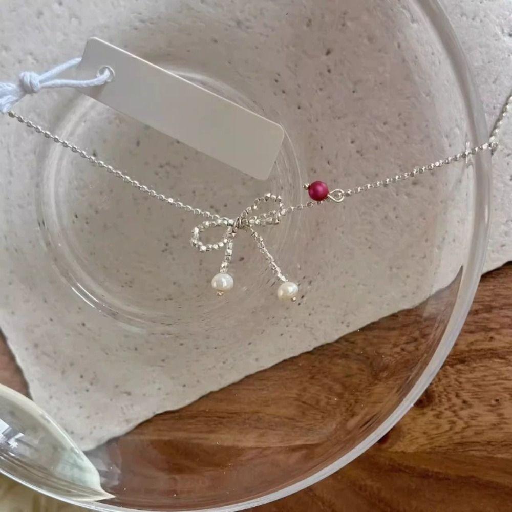 Korean Style Bow Necklace Bowknot Balletcore Style Choker Retro Pearl Necklace Birthday Gift
Korean Style Bow Necklace Bowknot Balletcore Style Choker Retro Pearl Necklace Birthday Gift