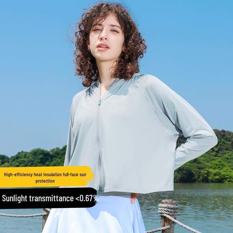 Women s UPF50+ Ice Silk Sun Protection Hoodie - Summer Outdoor Sports Long Sleeve Anti-UV Jacket One Size
Women s UPF50+ Ice Silk Sun Protection Hoodie - Summer Outdoor Sports Long Sleeve Anti-UV Jacket One Size