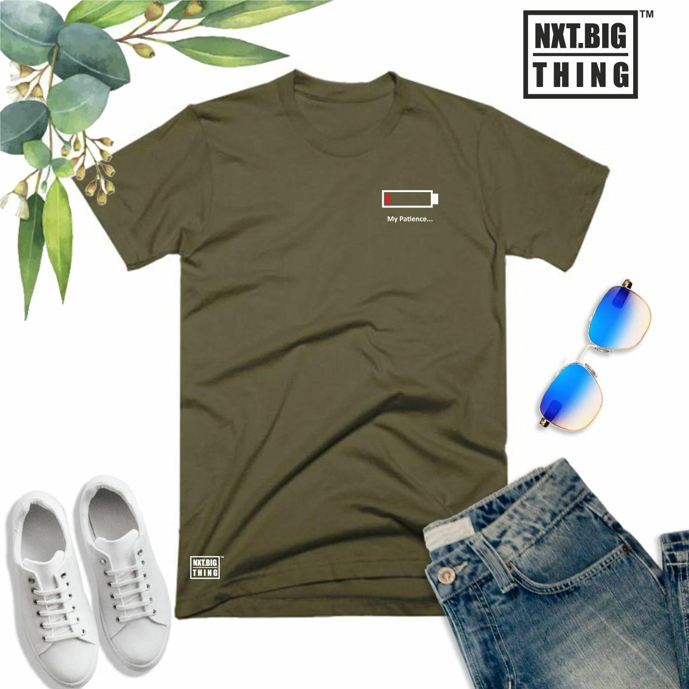 My Patience T Shirt Pocket Low Battery Rude Offensive Funny Xmas Gift Men Top 3XL
My Patience T Shirt Pocket Low Battery Rude Offensive Funny Xmas Gift Men Top 3XL