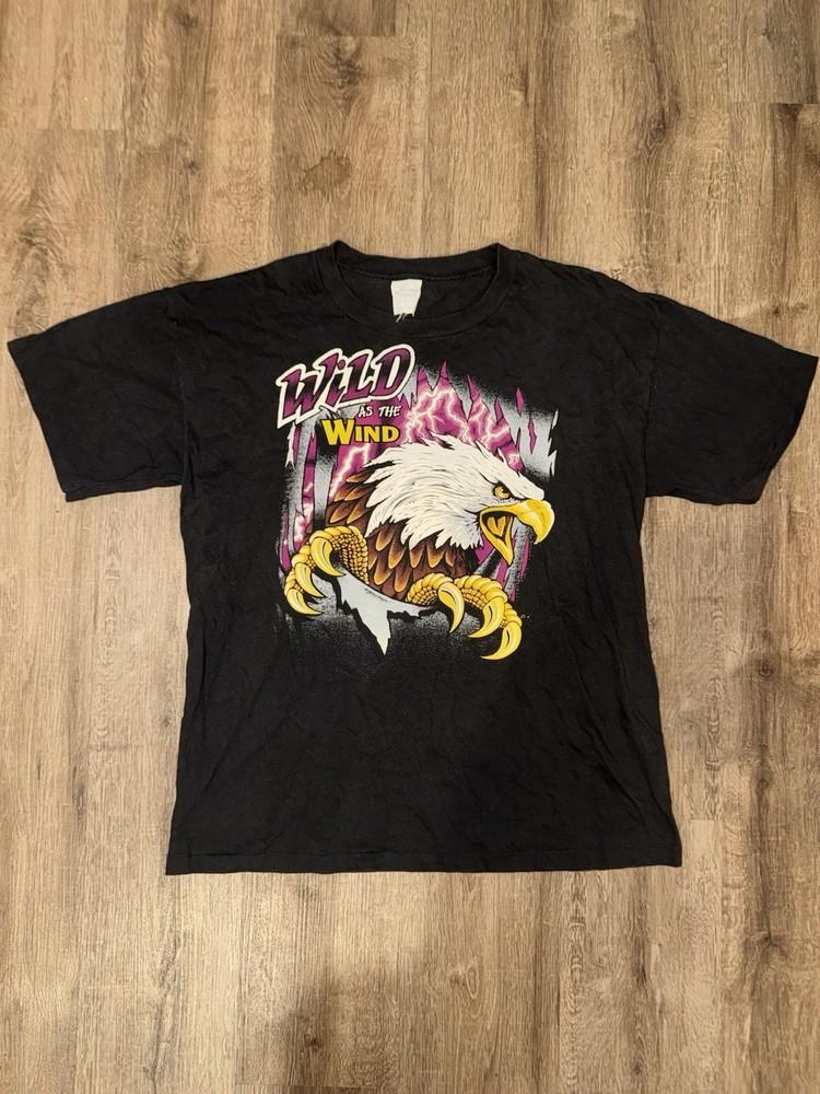 Vintage 90s Wild As The Wind Eagle Print Shirt Rare Biker Harley Thunder Size L Unisex T-Shirt XXXXL
Vintage 90s Wild As The Wind Eagle Print Shirt Rare Biker Harley Thunder Size L Unisex T-Shirt XXXXL
