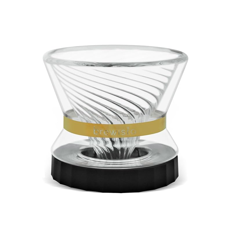 Brewista tornado duo pour over coffee dripper double wall glass #1 coffee filter (2~4 cups) for
Brewista tornado duo pour over coffee dripper double wall glass #1 coffee filter (2~4 cups) for