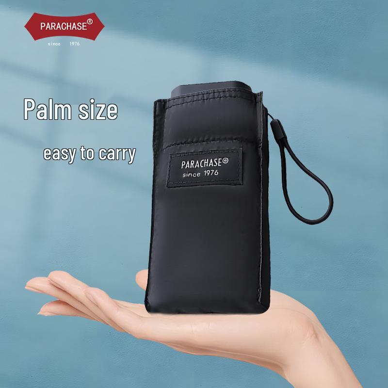PARACHASE Mini Portable Umbrella: 60% Off, 14CM, Black Glue Sun Protection, UV Protection, Windproof Parasol. 92cm чёрный
PARACHASE Mini Portable Umbrella: 60% Off, 14CM, Black Glue Sun Protection, UV Protection, Windproof Parasol. 92cm чёрный