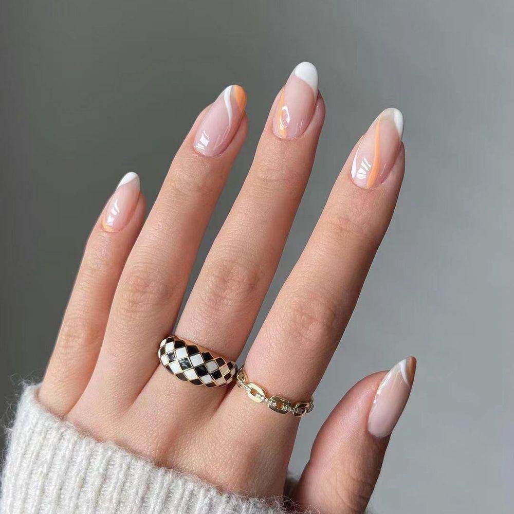 24pcs/Box Women Fashion Manicure Tool Artificial Fake Nails Wearable Nail Tips Almond False Nails
24pcs/Box Women Fashion Manicure Tool Artificial Fake Nails Wearable Nail Tips Almond False Nails