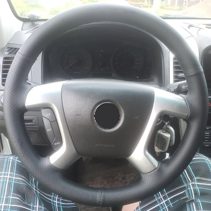 Изготовленный на заказ автомобильный чехол на руль для Chevrolet Captiva 2007-2014 Silverado GMC Sierra 2007, кожаная оплетка для рулевого управления
Изготовленный на заказ автомобильный чехол на руль для Chevrolet Captiva 2007-2014 Silverado GMC Sierra 2007, кожаная оплетка для рулевого управления