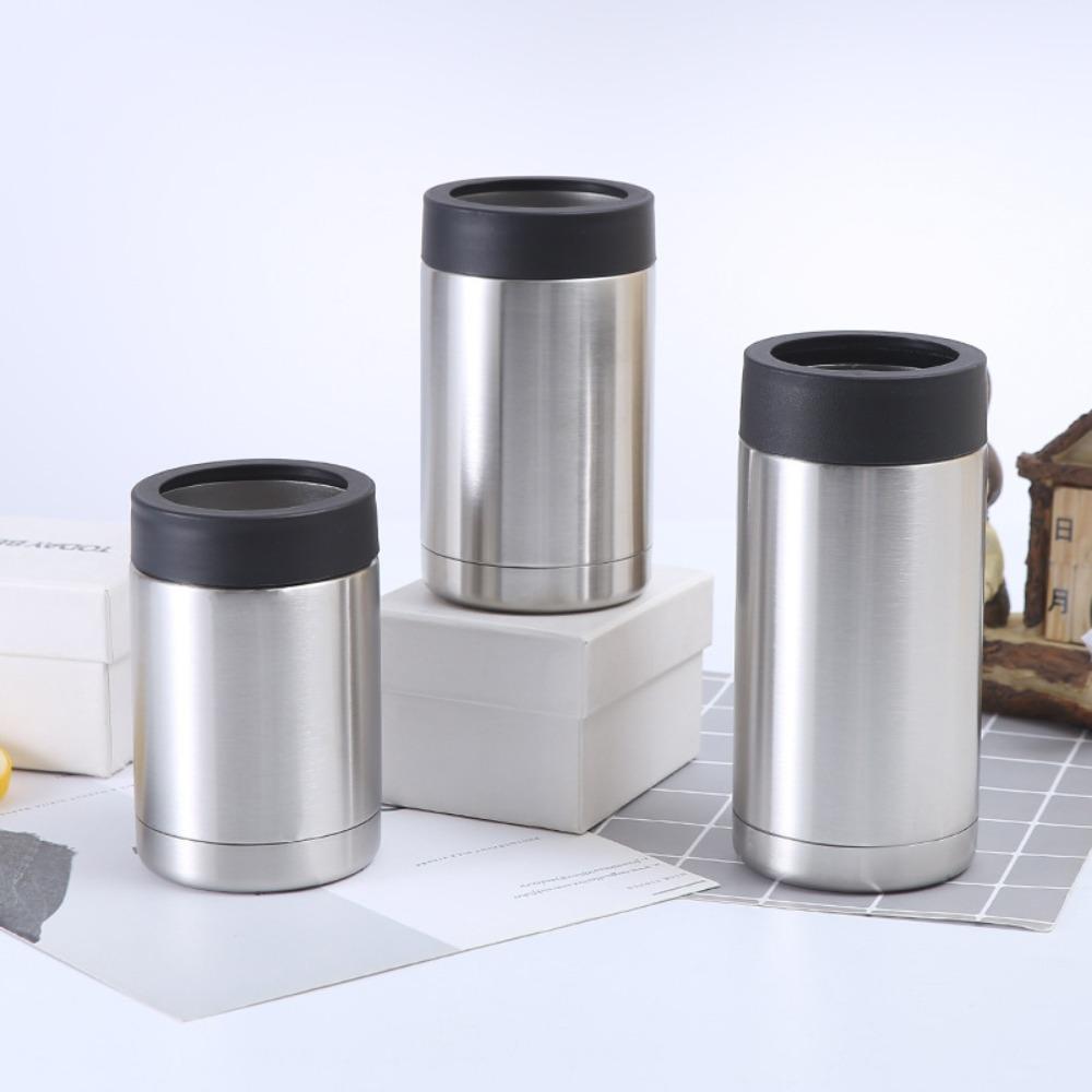 12/14/16 Oz Insulated Beer Cooler Double Wall Cola Can Cooler Beer Bottle Cold Keeper Car 12oz срібний/чорний
12/14/16 Oz Insulated Beer Cooler Double Wall Cola Can Cooler Beer Bottle Cold Keeper Car 12oz срібний/чорний