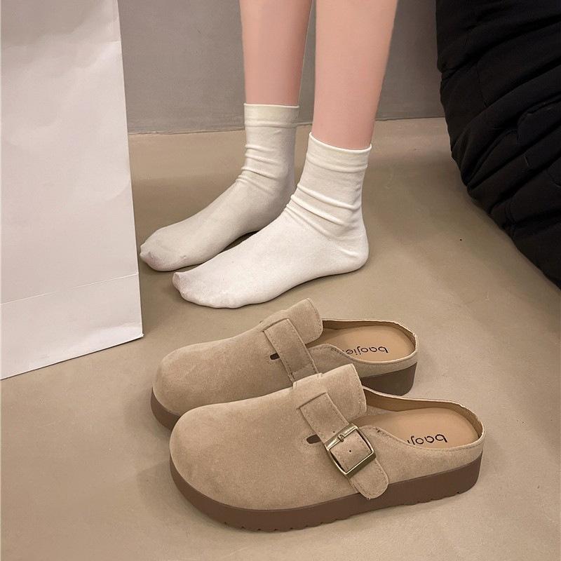 Новые женские туфли-полусабо на платформе, модные, универсальные, для ленивых людей, на одной педали 35
Новые женские туфли-полусабо на платформе, модные, универсальные, для ленивых людей, на одной педали 35