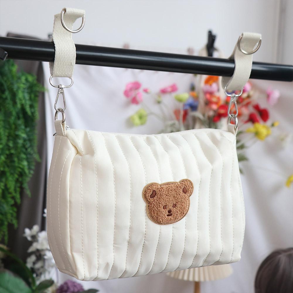 Стеганая хлопковая сумка-органайзер для коляски Bear Mommy Bag Косметичка Сумка для хранения коляски Дорожная сумка белый
Стеганая хлопковая сумка-органайзер для коляски Bear Mommy Bag Косметичка Сумка для хранения коляски Дорожная сумка белый