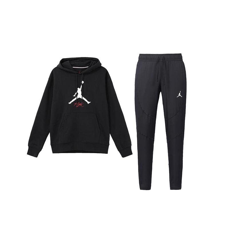 Jordan Logo Printed Fleece Hoodie And Drawstring Cuffed Sweatpants Casual Sports Set Unisex sets Black FD7546-010+DH9074-011 XXL
Jordan Logo Printed Fleece Hoodie And Drawstring Cuffed Sweatpants Casual Sports Set Unisex sets Black FD7546-010+DH9074-011 XXL