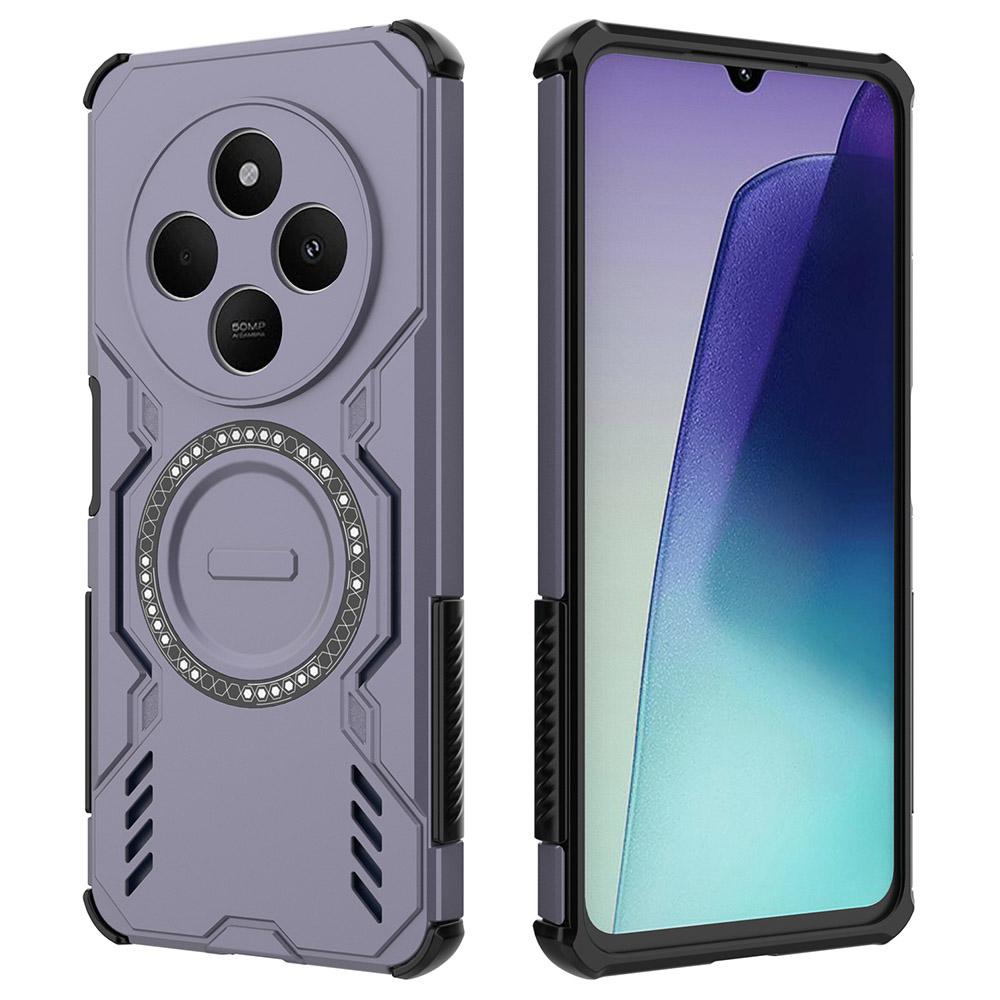 For Xiaomi Redmi 14C 4G Magnetic Case Butterfly Armor Hollow Heat Dissipation PC+TPU Phone Cover Purple
For Xiaomi Redmi 14C 4G Magnetic Case Butterfly Armor Hollow Heat Dissipation PC+TPU Phone Cover Purple