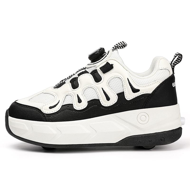 New Children Roller Skates Breathe Leather Outdoor Skating Entertainment Four Wheeled Sports Shoes Fashion Versatile Board Shoes EU41
New Children Roller Skates Breathe Leather Outdoor Skating Entertainment Four Wheeled Sports Shoes Fashion Versatile Board Shoes EU41