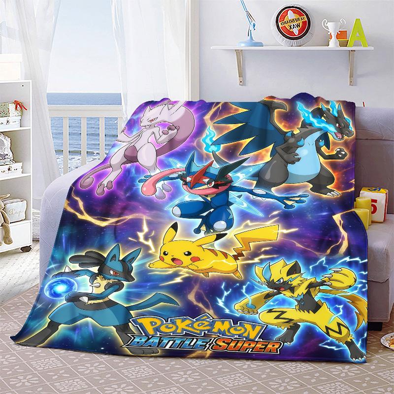 Pokemon Cartoon Blanket Flannel Soft Warm Plush Throw for Bed Couch Sofa Lightweight Cozy Travel Decor -QJY 75x90cm
Pokemon Cartoon Blanket Flannel Soft Warm Plush Throw for Bed Couch Sofa Lightweight Cozy Travel Decor -QJY 75x90cm
