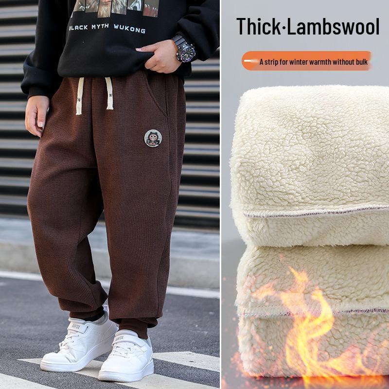 Children s Winter Extra-Thick Fleece Pants: Cozy Lambswool Sweatpants for Boys and Girls Size 140, 55-75 Jin
Children s Winter Extra-Thick Fleece Pants: Cozy Lambswool Sweatpants for Boys and Girls Size 140, 55-75 Jin