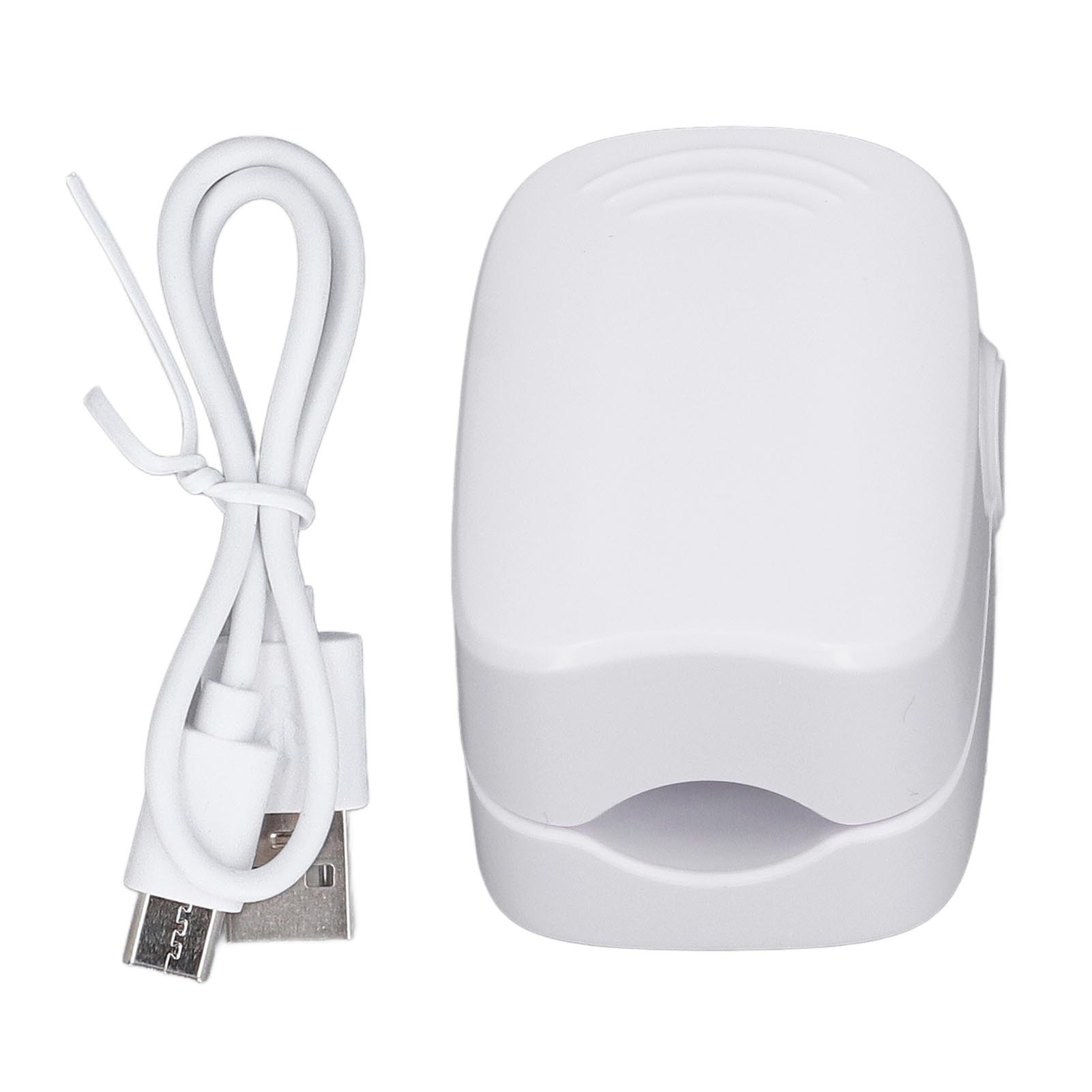 Mini LED Nail Dryer Rechargeable Fast Curing Electric Portable Manicure Light for Travel White
Mini LED Nail Dryer Rechargeable Fast Curing Electric Portable Manicure Light for Travel White
