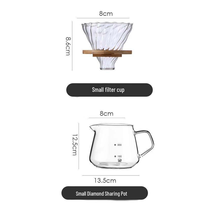 Ti Luona Diamond Pour-Over Coffee Set
Ti Luona Diamond Pour-Over Coffee Set