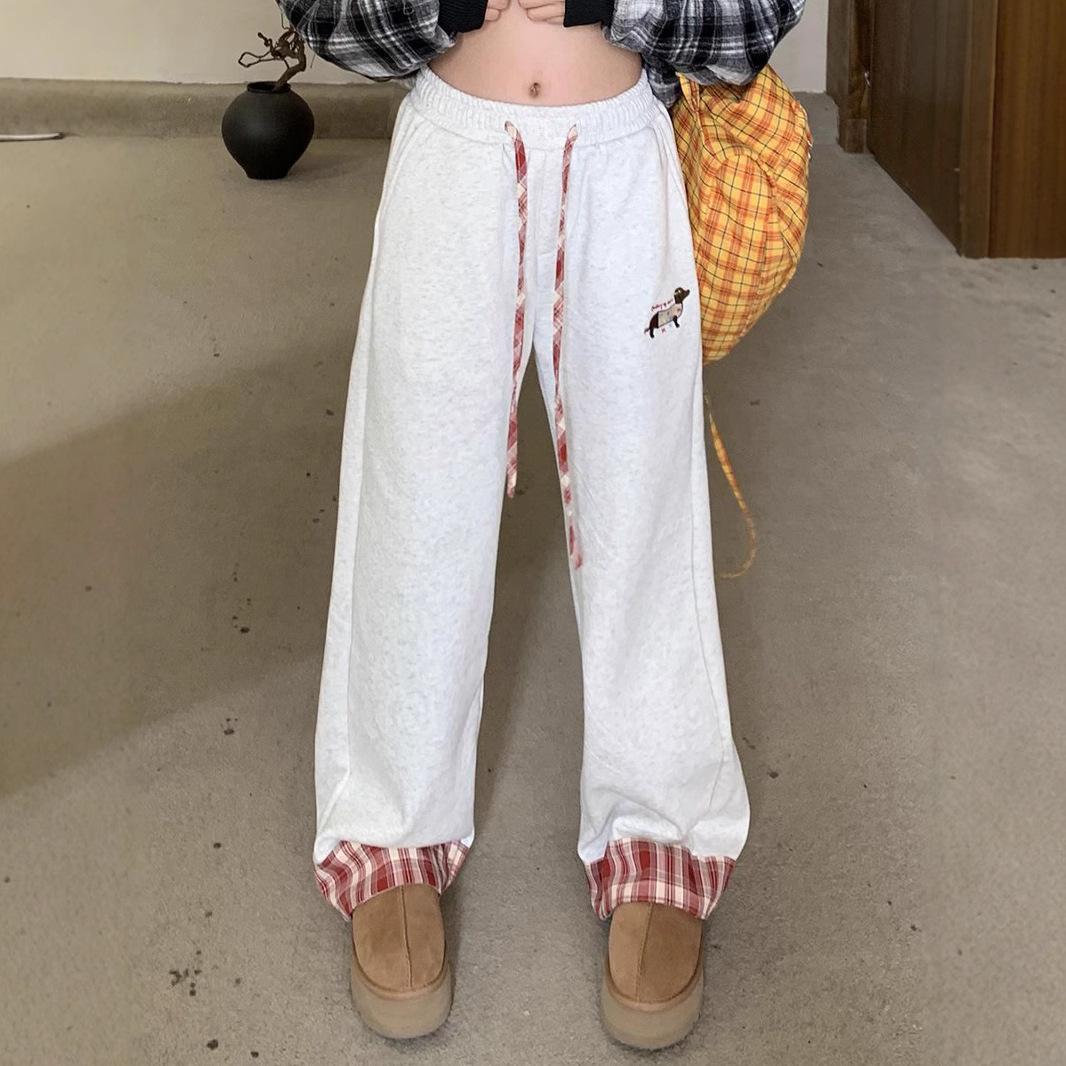 Women s Petite Plaid Patchwork Casual Sweatpants, Autumn/Winter Straight-Leg Loose Fit M
Women s Petite Plaid Patchwork Casual Sweatpants, Autumn/Winter Straight-Leg Loose Fit M