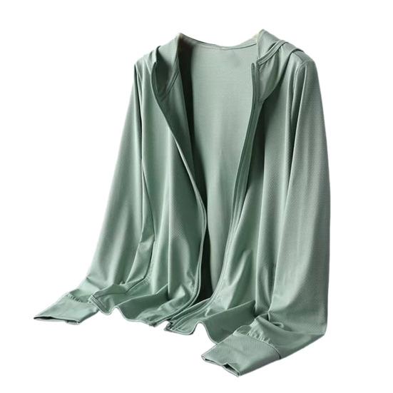 Sun Protection Jacket Hooded Long Sleeve 360-Degree Anti-UV Coat Lightweight Breathable Mesh Fabric Outdoor Summer Coat M зелений
Sun Protection Jacket Hooded Long Sleeve 360-Degree Anti-UV Coat Lightweight Breathable Mesh Fabric Outdoor Summer Coat M зелений