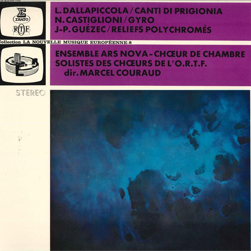 LP Record MARCEL COURAUD(DIR.)/ENSEMBLE ARS N - L.dallapiccla/Canti Di Prigionia,n. OS2358RE COLUMBIA 1971 Japan Classical Used
LP Record MARCEL COURAUD(DIR.)/ENSEMBLE ARS N - L.dallapiccla/Canti Di Prigionia,n. OS2358RE COLUMBIA 1971 Japan Classical Used
