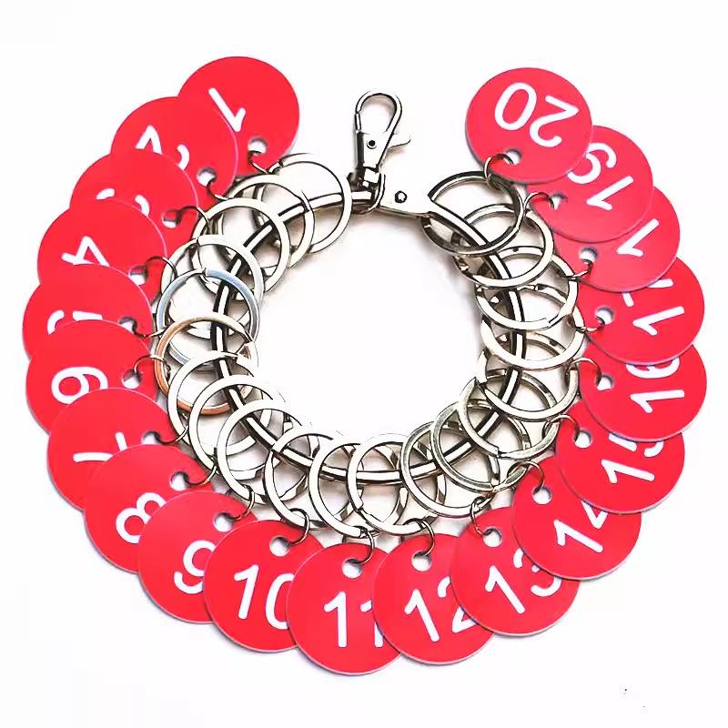Large Multi-Hook Keychain with Label Tag for Key Management
Large Multi-Hook Keychain with Label Tag for Key Management