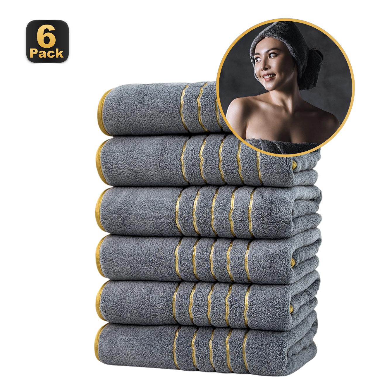 Тканые полотенца из кораллового бархата, шесть штук в упаковке, бытовые полотенца для сухих волос, утолщенные, впитывающие воду, мягкие, теплые и удобные, для дома, повседневные потребности 50*90CM
Тканые полотенца из кораллового бархата, шесть штук в упаковке, бытовые полотенца для сухих волос, утолщенные, впитывающие воду, мягкие, теплые и удобные, для дома, повседневные потребности 50*90CM