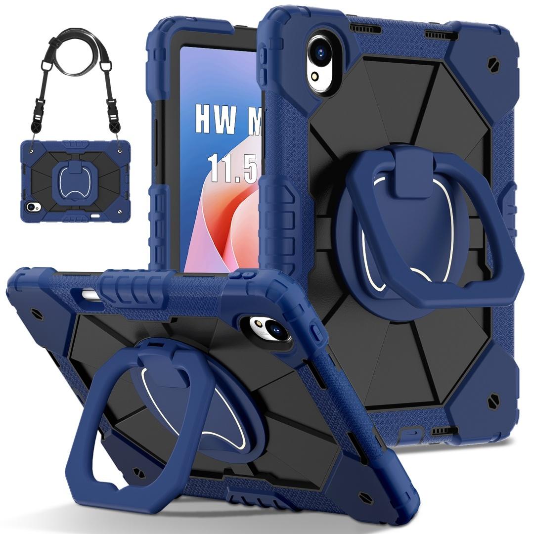Для Huawei MatePad 11.5 S. Вращающаяся на 360° рукоятка, прочная защитная подставка TPU+PC 3 в 1, противоударный чехол для планшета и ПК Huawei MatePad 11.5 S темно-синий
Для Huawei MatePad 11.5 S. Вращающаяся на 360° рукоятка, прочная защитная подставка TPU+PC 3 в 1, противоударный чехол для планшета и ПК Huawei MatePad 11.5 S темно-синий