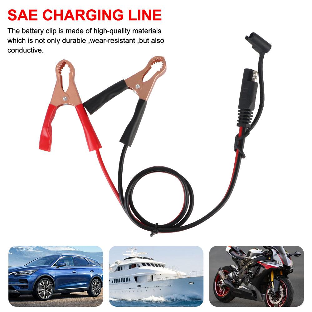Cable Alligator Clips SAE Quick Adapter to Alligator Clips 60CM Battery Quick Disconnect to SAE Quick Disconnect Plug 16AWG чорний
Cable Alligator Clips SAE Quick Adapter to Alligator Clips 60CM Battery Quick Disconnect to SAE Quick Disconnect Plug 16AWG чорний
