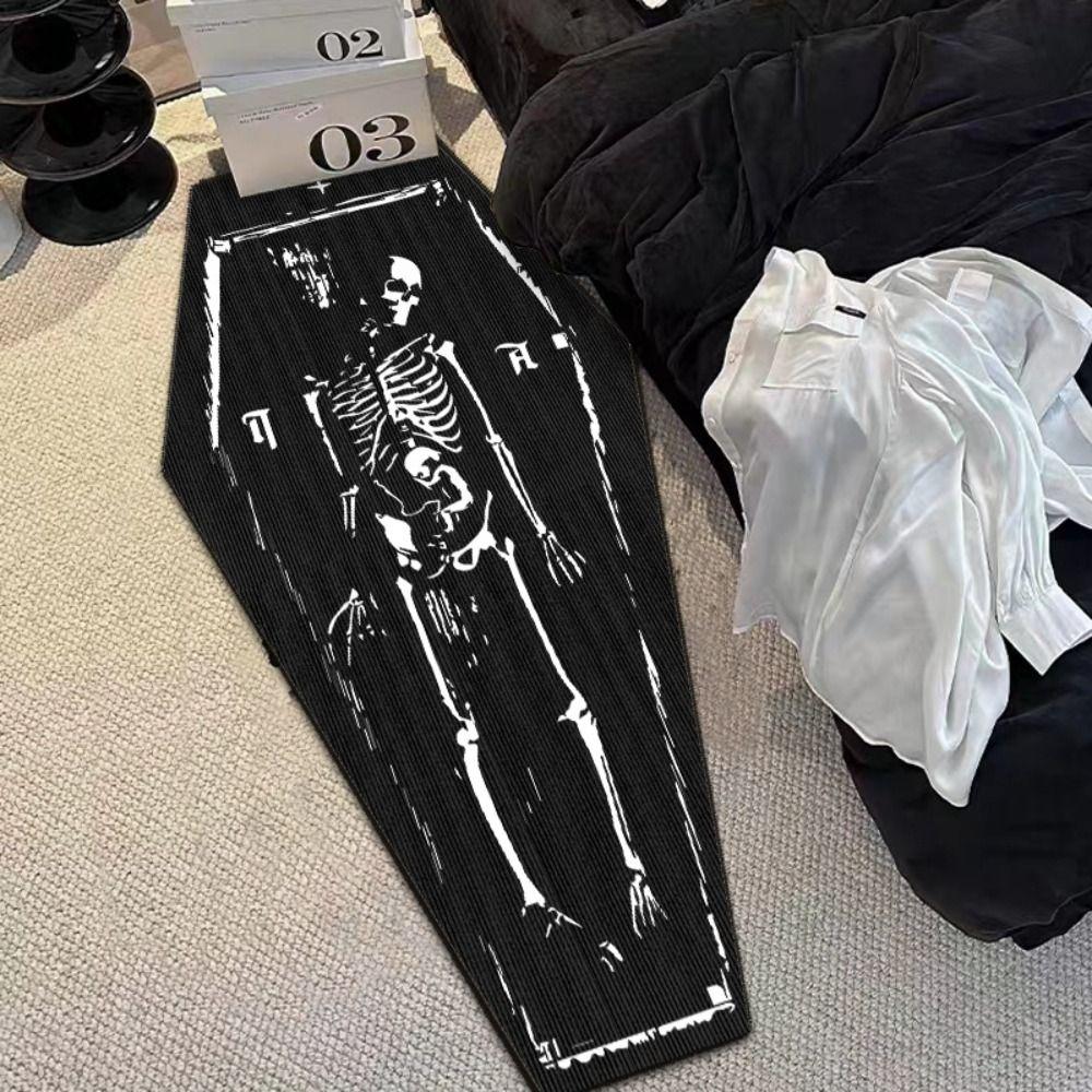 Skulls Non-slip Gothic Demon Carpets Polyester fiber (polyester) Black Bathroom Bedroom Mat Decoration Carpet Halloween
Skulls Non-slip Gothic Demon Carpets Polyester fiber (polyester) Black Bathroom Bedroom Mat Decoration Carpet Halloween
