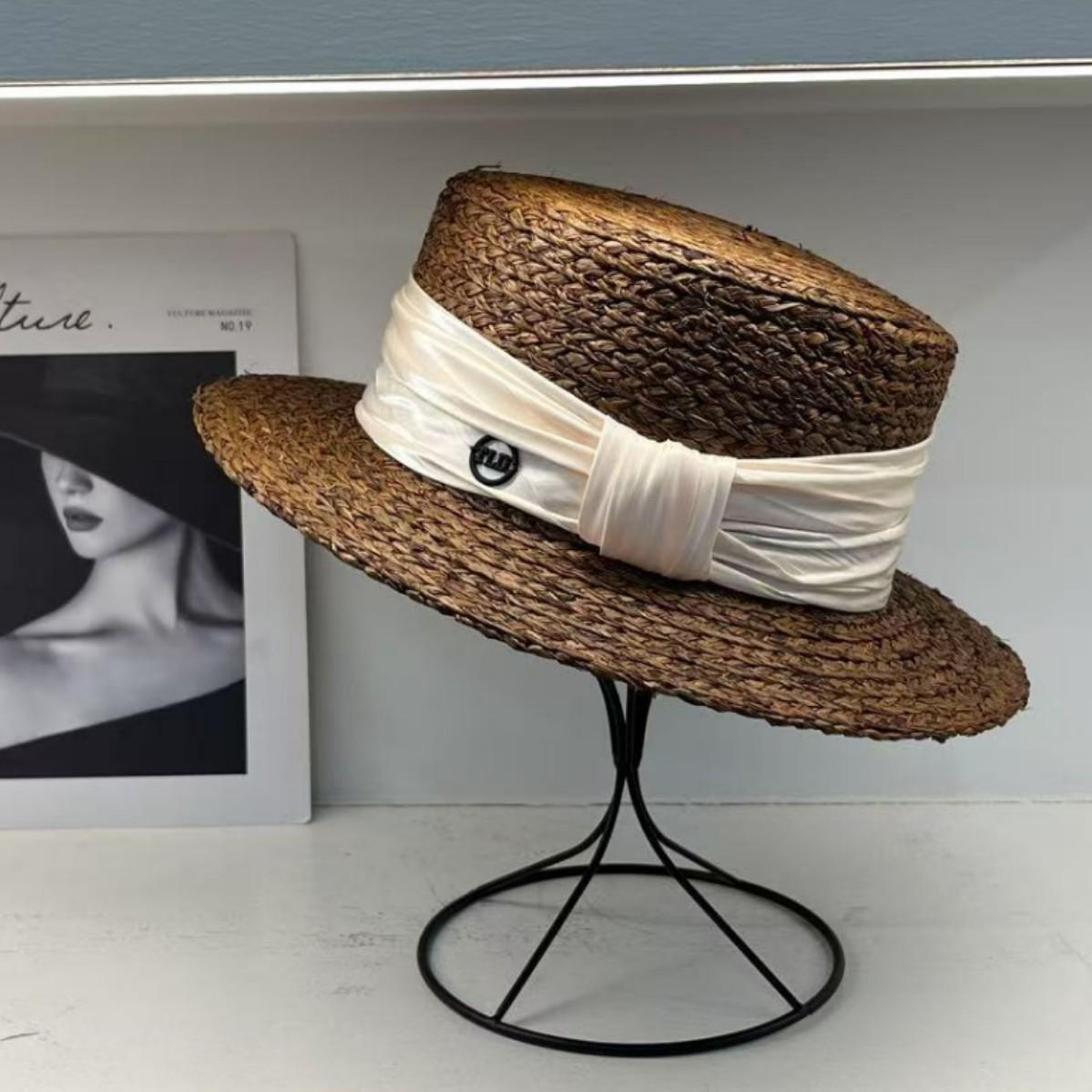 ins light luxury high-end raffia grass flat top small brim top hat for women summer travel sunscreen straw hat cover sun hat Adjustable (54-58cm) темно-коричневого
ins light luxury high-end raffia grass flat top small brim top hat for women summer travel sunscreen straw hat cover sun hat Adjustable (54-58cm) темно-коричневого