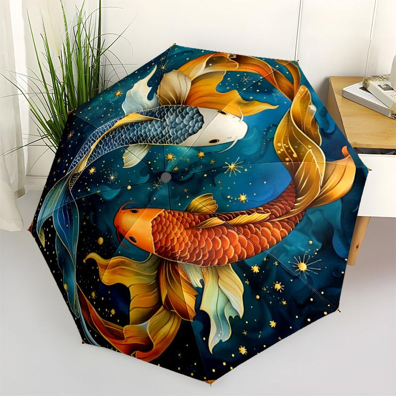 1pc Koi Fish Artwork Automatic Open/Close Umbrella - Portable Collapsible Umbrella with 8-Rib Stability, Fashion Lovers yy251017116
1pc Koi Fish Artwork Automatic Open/Close Umbrella - Portable Collapsible Umbrella with 8-Rib Stability, Fashion Lovers yy251017116