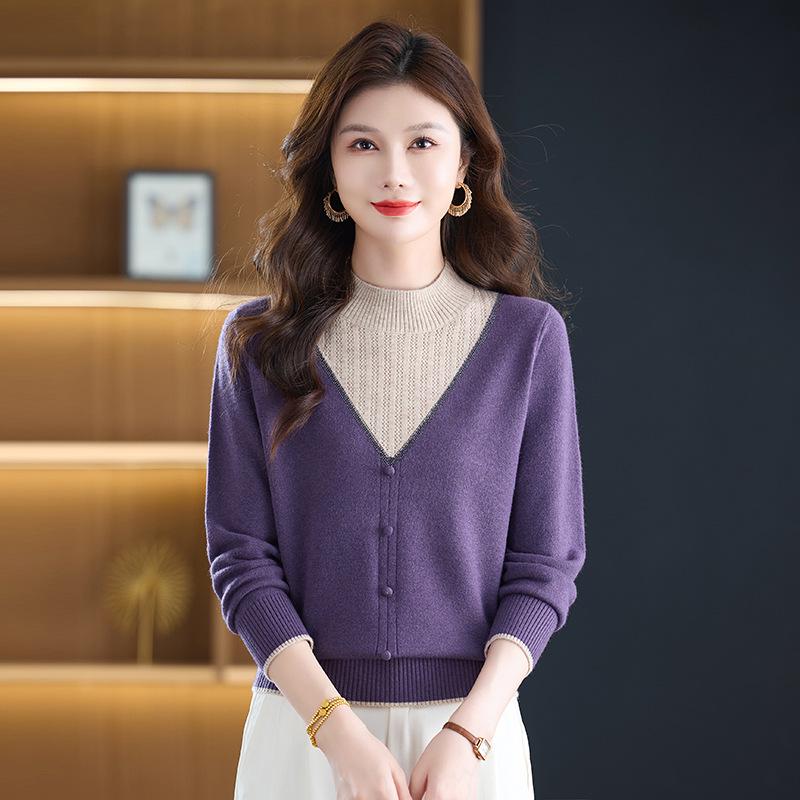 Women s 2025 Trendy Knit Sweater - Semi-High Neck, Long-Sleeved, Versatile Fashion for Autumn/Winter For 125-150 lbs фіолетовий
Women s 2025 Trendy Knit Sweater - Semi-High Neck, Long-Sleeved, Versatile Fashion for Autumn/Winter For 125-150 lbs фіолетовий