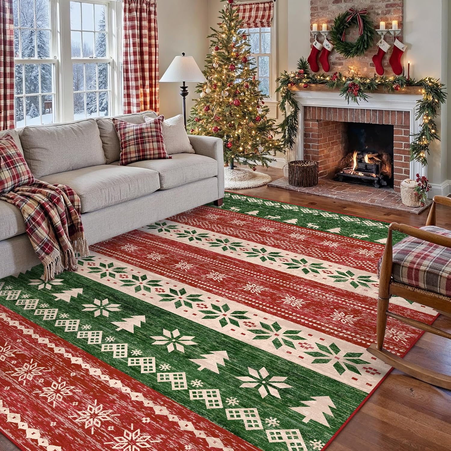 Christmas Office Carpet Snowflake Home Decor Doormat Xmas Holiday Decor Rug Non Slip Indoor Decorative Rmat for Dining Room 40X60CM
Christmas Office Carpet Snowflake Home Decor Doormat Xmas Holiday Decor Rug Non Slip Indoor Decorative Rmat for Dining Room 40X60CM
