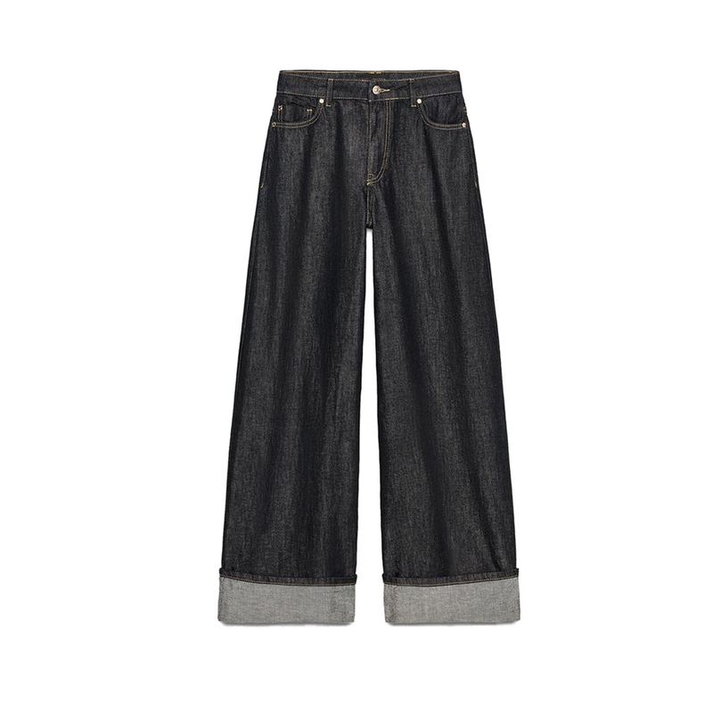 Fall New Women s Clothing French Five-Pocket Design Loose High Waist Straight-leg Flanging Denim 6147184 Blue L
Fall New Women s Clothing French Five-Pocket Design Loose High Waist Straight-leg Flanging Denim 6147184 Blue L