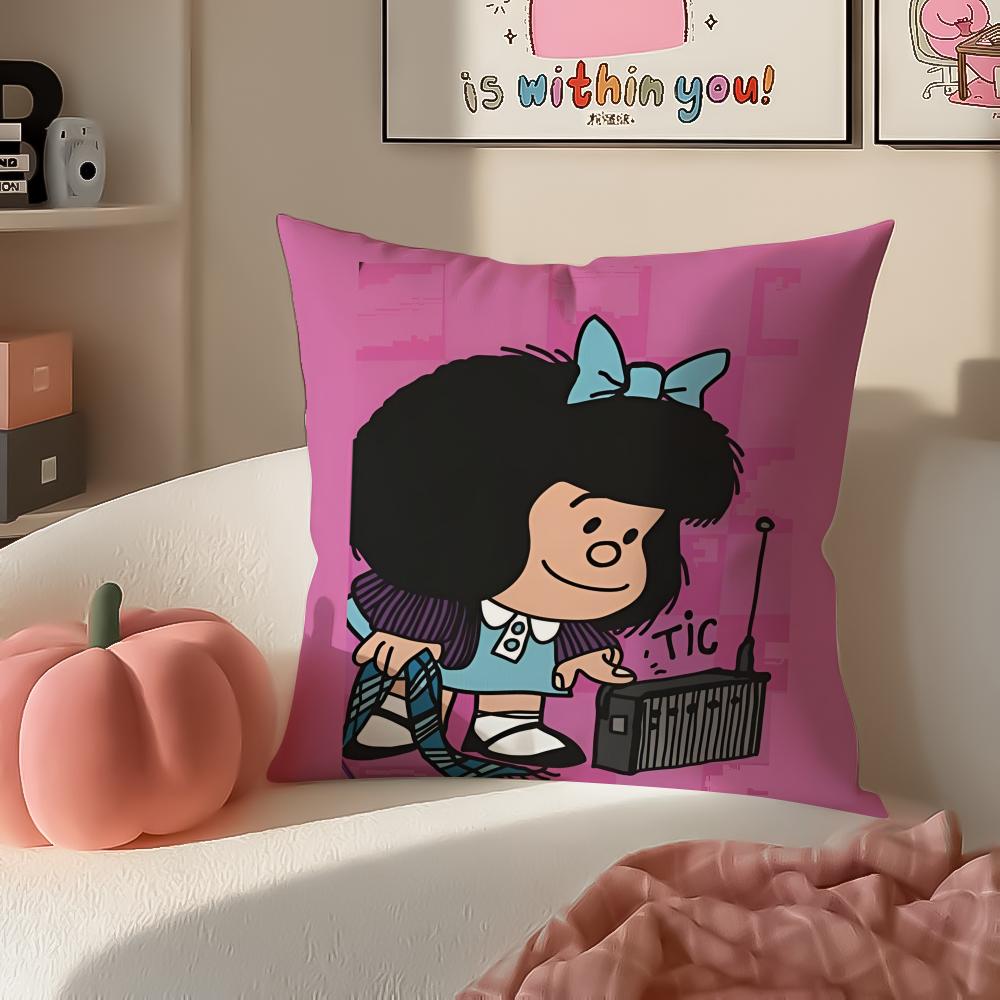 Witty Satirical Argentine Cartoon MMafaldas Cushion Cover Pillowcase Short Plush Invisible zipper Room Sofa Cushion Cover 30X30cm
Witty Satirical Argentine Cartoon MMafaldas Cushion Cover Pillowcase Short Plush Invisible zipper Room Sofa Cushion Cover 30X30cm