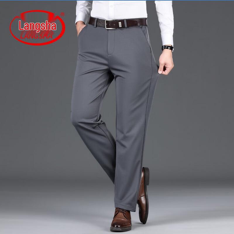LangSha Men s Business Casual Straight-Leg Trousers 31
LangSha Men s Business Casual Straight-Leg Trousers 31