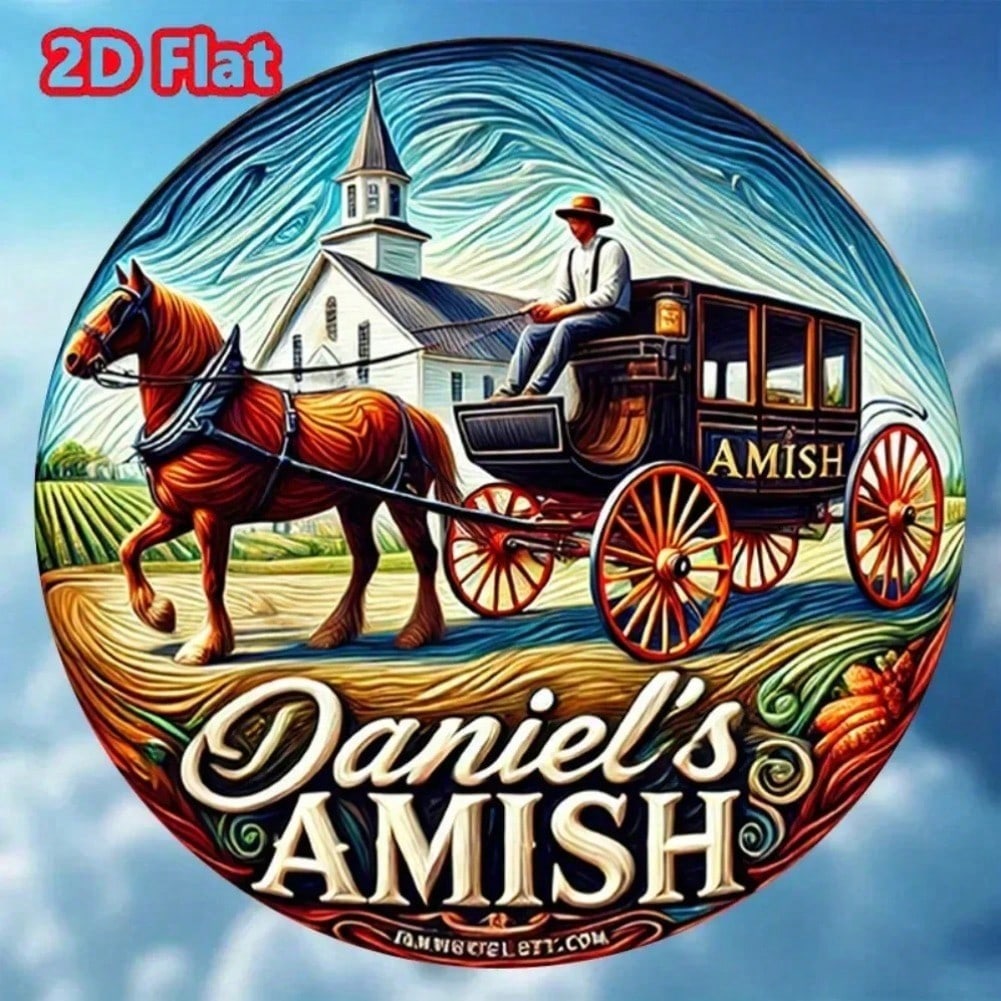 Vintage Amish Carriage Round Metal Sign Daniel Landscape Wall Art Home Bar Cafe Club Dorm Decor 20x20 різнокольоровий
Vintage Amish Carriage Round Metal Sign Daniel Landscape Wall Art Home Bar Cafe Club Dorm Decor 20x20 різнокольоровий