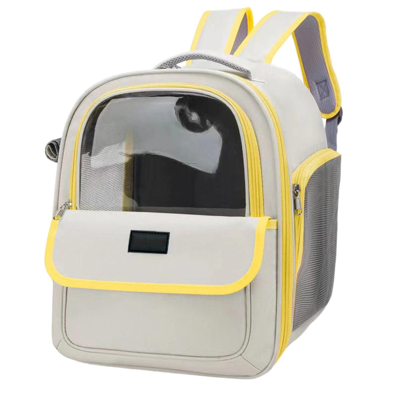 Pet Carrier Backpack with Transparent Window Large Capacity Breathable Mesh Sides for Small Animals Travel Outdoor Hiking one size жовтий
Pet Carrier Backpack with Transparent Window Large Capacity Breathable Mesh Sides for Small Animals Travel Outdoor Hiking one size жовтий