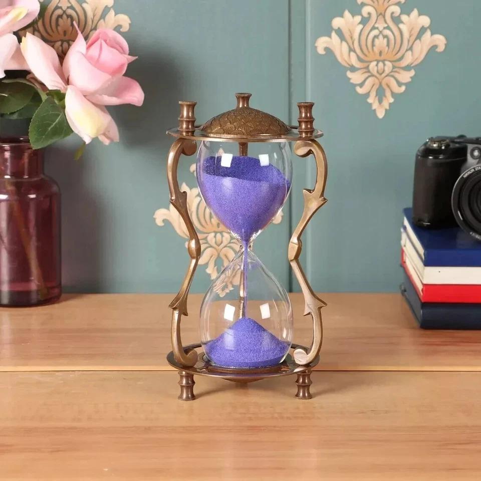 Vintage Brass Sand Timer Hourglass – Nautical Maritime Hour Glass Decor & Gift фиолетовый
Vintage Brass Sand Timer Hourglass – Nautical Maritime Hour Glass Decor & Gift фиолетовый