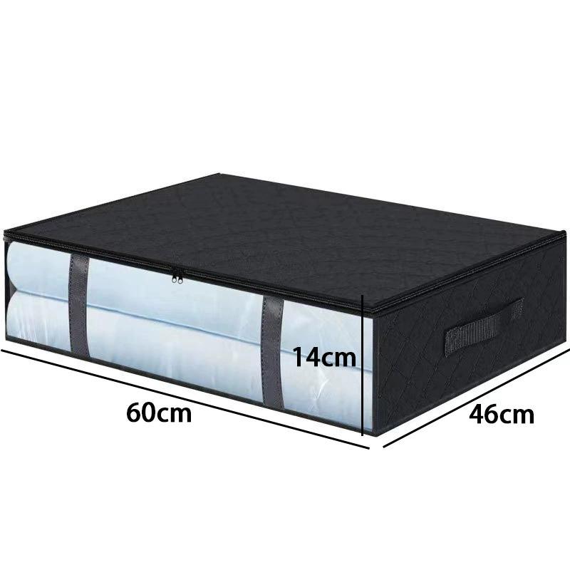 Foldable Under Bed Storage Bags Non-woven Clothes Organizer Clear Window Reinforced Handles for Comforters Blankets Bedding чорний
Foldable Under Bed Storage Bags Non-woven Clothes Organizer Clear Window Reinforced Handles for Comforters Blankets Bedding чорний