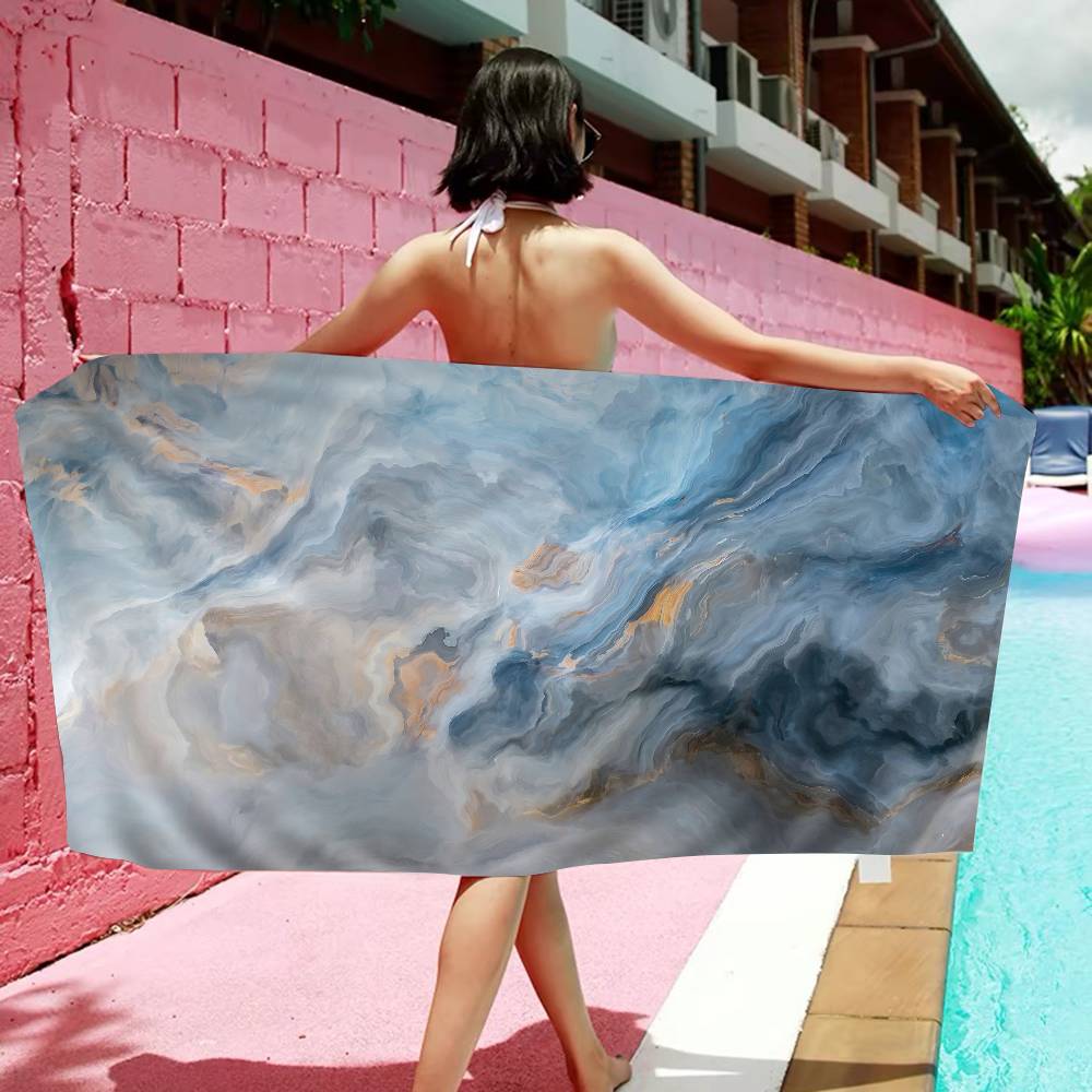 Fashion Marble Microfiber Printed Beach Towel Mountain Climbing Yoga Beach Swimming Running Absorbent Soft Towel W40*H60(CM)
Fashion Marble Microfiber Printed Beach Towel Mountain Climbing Yoga Beach Swimming Running Absorbent Soft Towel W40*H60(CM)