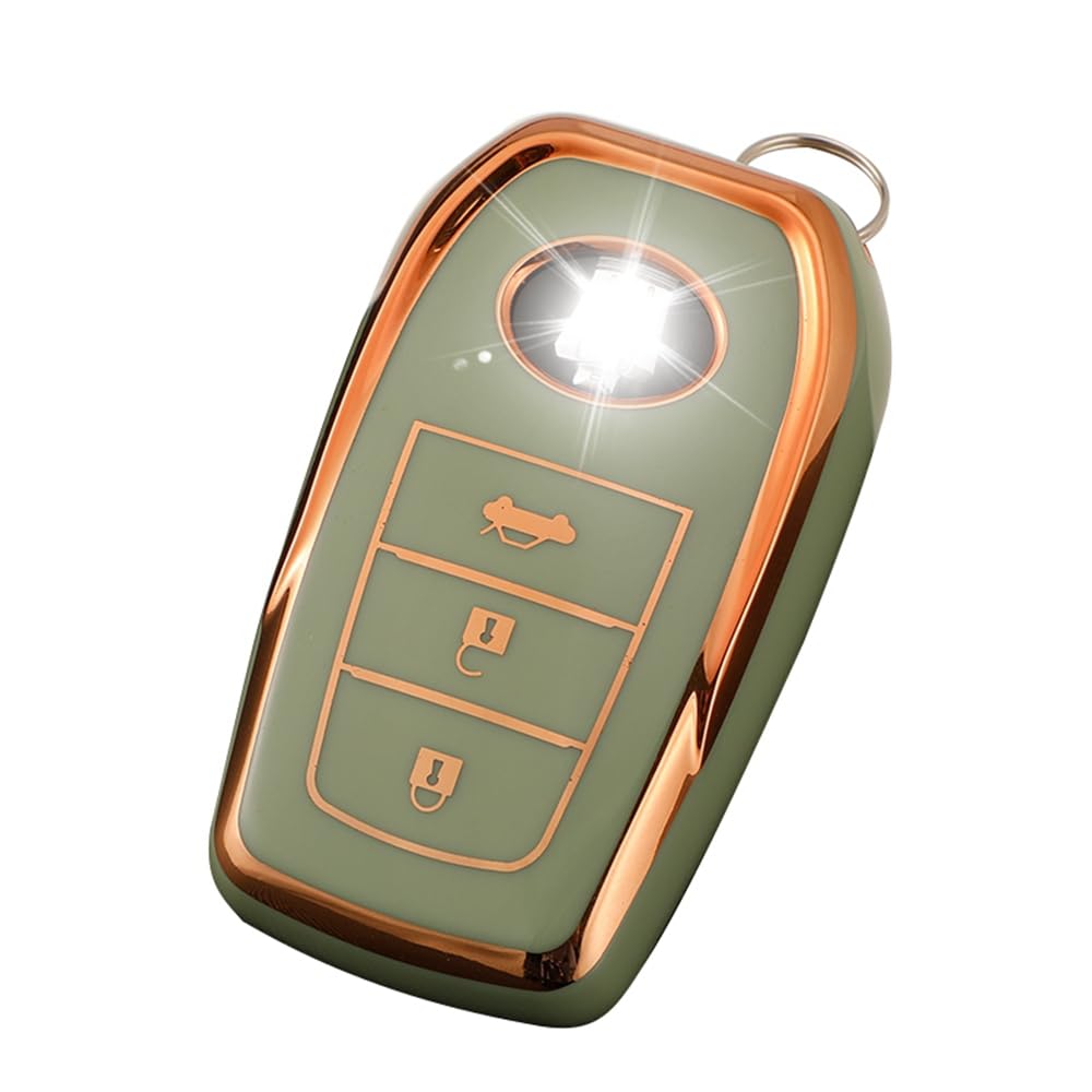 Kinotaka Чехол для смарт-ключа из ТПУ для Toyota Специальный дизайн для Corolla Cross, Yaris Cross, M зелёный
Kinotaka Чехол для смарт-ключа из ТПУ для Toyota Специальный дизайн для Corolla Cross, Yaris Cross, M зелёный