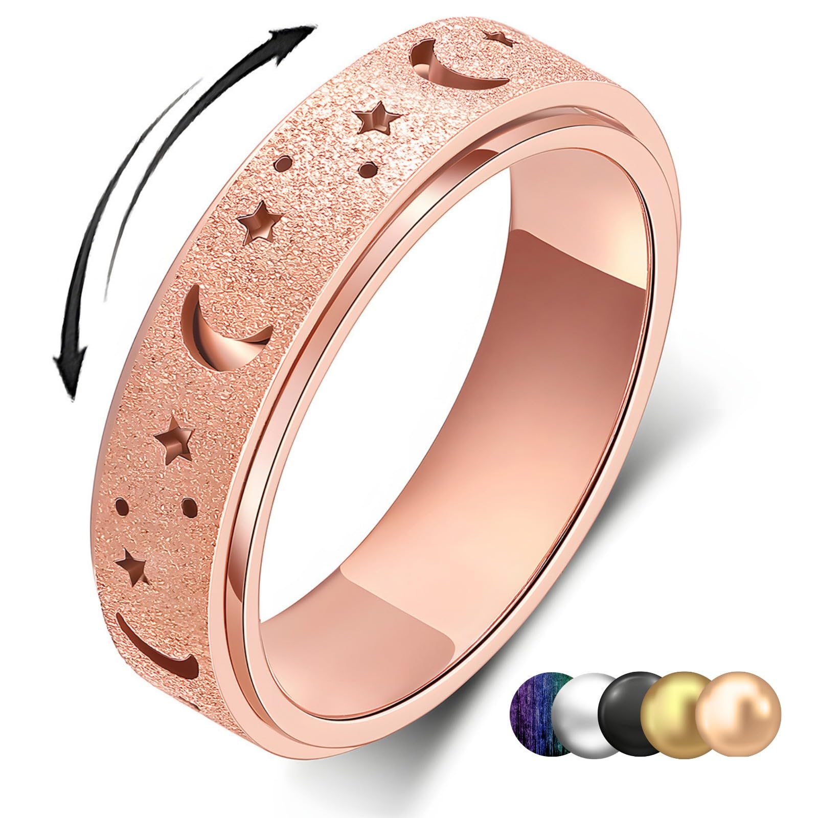 Lunache Stress Relief Fidget Ring Anxiety Relief Habit Control Relaxation Stainless Steel Ring Large Size Thumb Compatible Fidget Goods is in overseas
Lunache Stress Relief Fidget Ring Anxiety Relief Habit Control Relaxation Stainless Steel Ring Large Size Thumb Compatible Fidget Goods is in overseas
