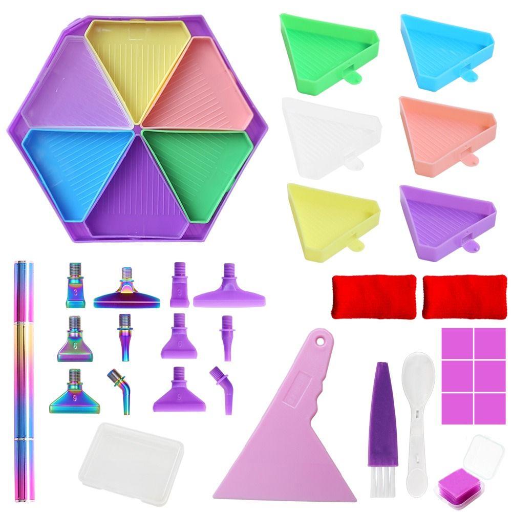 Multi-placer Pen Heads Kits Hexagonal Diamond Painting Tray DIY Craft Beads Sorting Storage Tray
Multi-placer Pen Heads Kits Hexagonal Diamond Painting Tray DIY Craft Beads Sorting Storage Tray