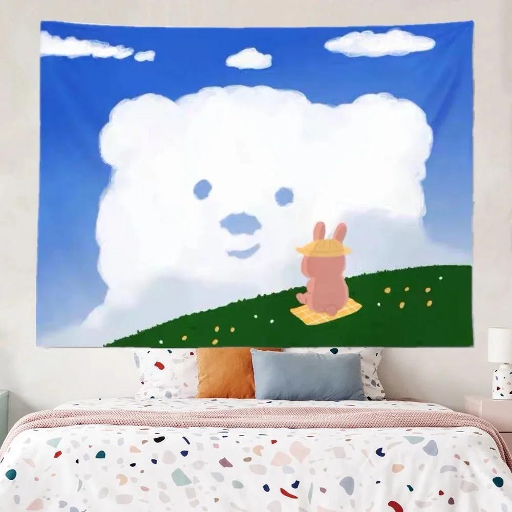 Adorable Bear Themed Tapestry Happy WonderingDesignPerfect for Kids Room Decor Wall Hanging with Cute Patterns Characters 74x94cm(29x37in)
Adorable Bear Themed Tapestry Happy WonderingDesignPerfect for Kids Room Decor Wall Hanging with Cute Patterns Characters 74x94cm(29x37in)