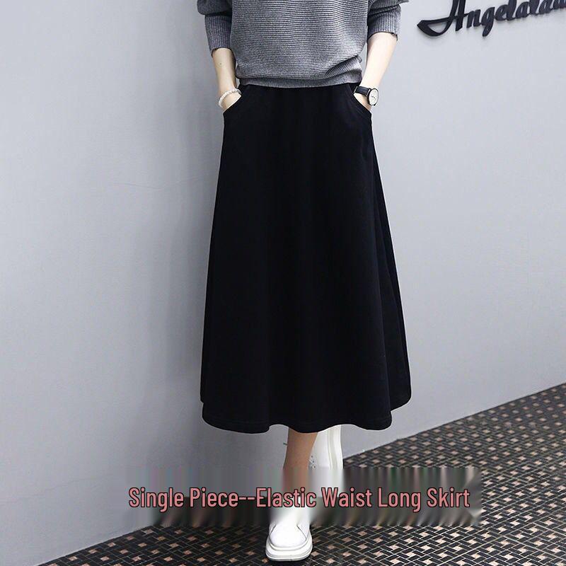 Elegant Women s Two-Piece Set: Loose Knit Sweater & High-Waisted Skirt for Autumn/Winter 2XL (125-140 lbs)
Elegant Women s Two-Piece Set: Loose Knit Sweater & High-Waisted Skirt for Autumn/Winter 2XL (125-140 lbs)