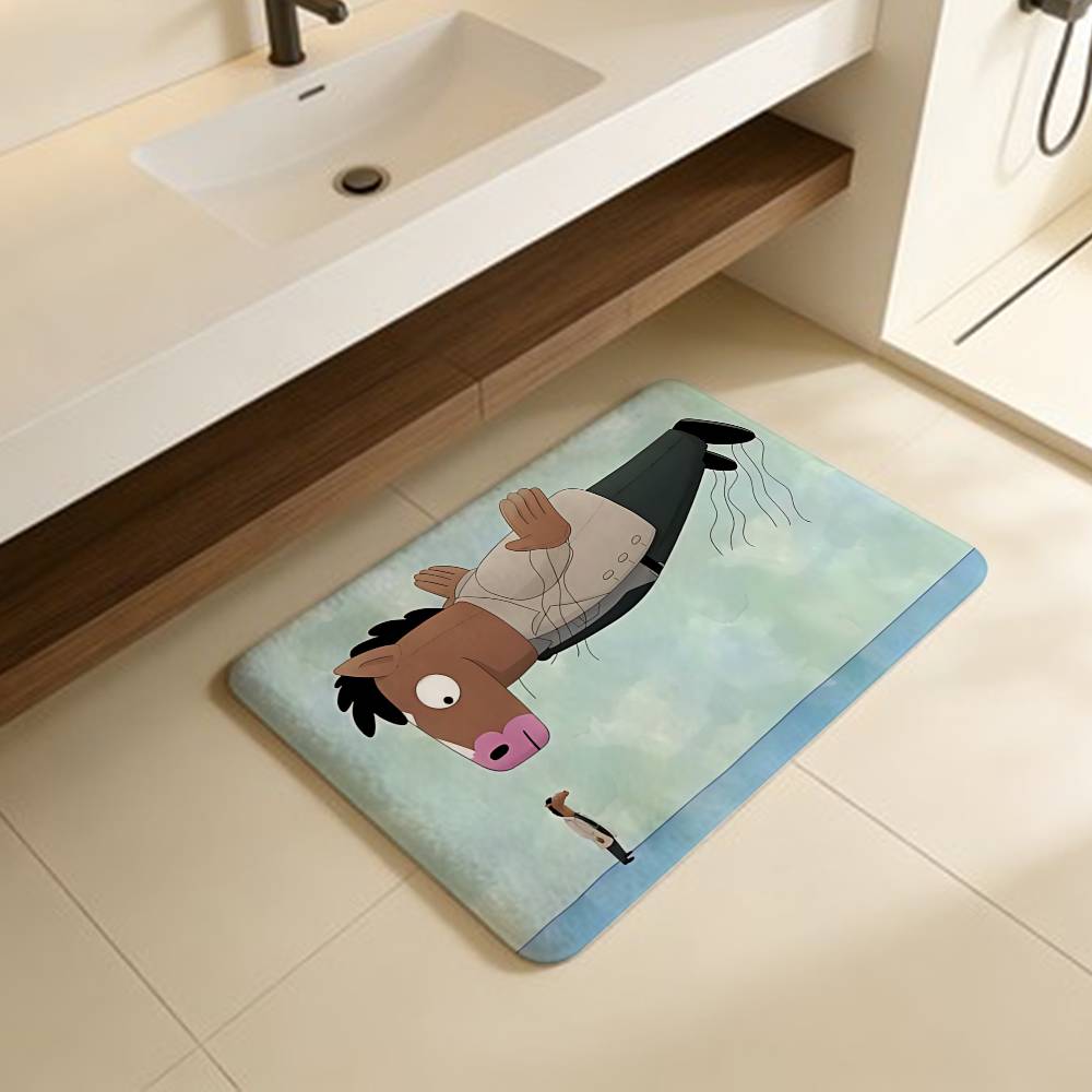 Animation B-BoJack H-Horseman Bathroom Mat Kids Room Bedroom Decoration Balcony Anti-Slip Doormat Living Room Welcome Rug 40x60cm
Animation B-BoJack H-Horseman Bathroom Mat Kids Room Bedroom Decoration Balcony Anti-Slip Doormat Living Room Welcome Rug 40x60cm