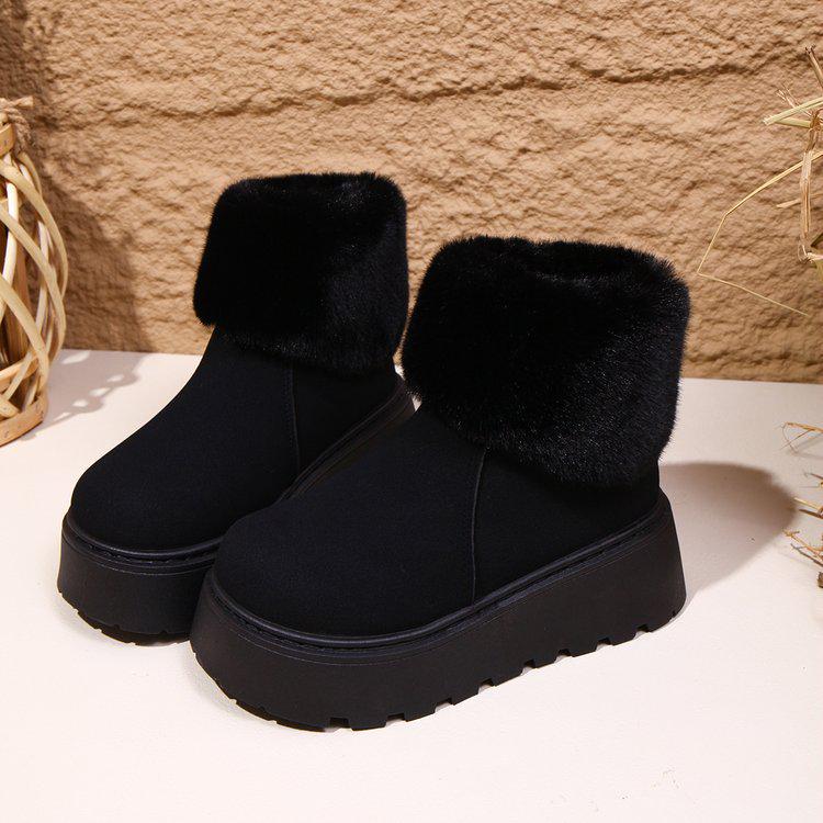 Women s Fuzzy Platform Snow Boots - Winter 2025: Plus Velvet, Thick Sole, Large Size 42, Short Fashion Cotton Shoes 40 чорний
Women s Fuzzy Platform Snow Boots - Winter 2025: Plus Velvet, Thick Sole, Large Size 42, Short Fashion Cotton Shoes 40 чорний