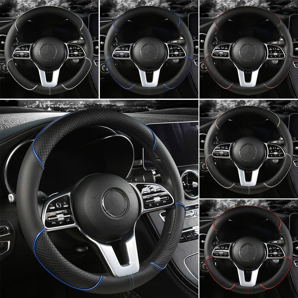 Breathable Steer Wheel Protector Steering Cover for Fits 37.5-38cm Car Interior Decoration чорний білий колір
Breathable Steer Wheel Protector Steering Cover for Fits 37.5-38cm Car Interior Decoration чорний білий колір