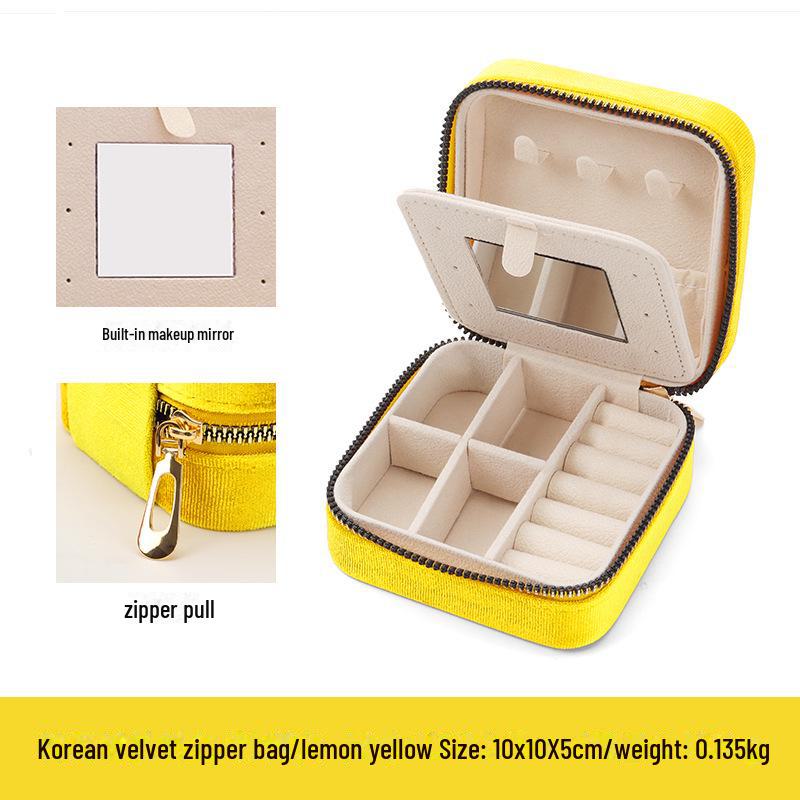 Корейская фланелевая шкатулка для хранения украшений с зеркалом — удобный органайзер для сережек и колец 10*10*5cm
Корейская фланелевая шкатулка для хранения украшений с зеркалом — удобный органайзер для сережек и колец 10*10*5cm