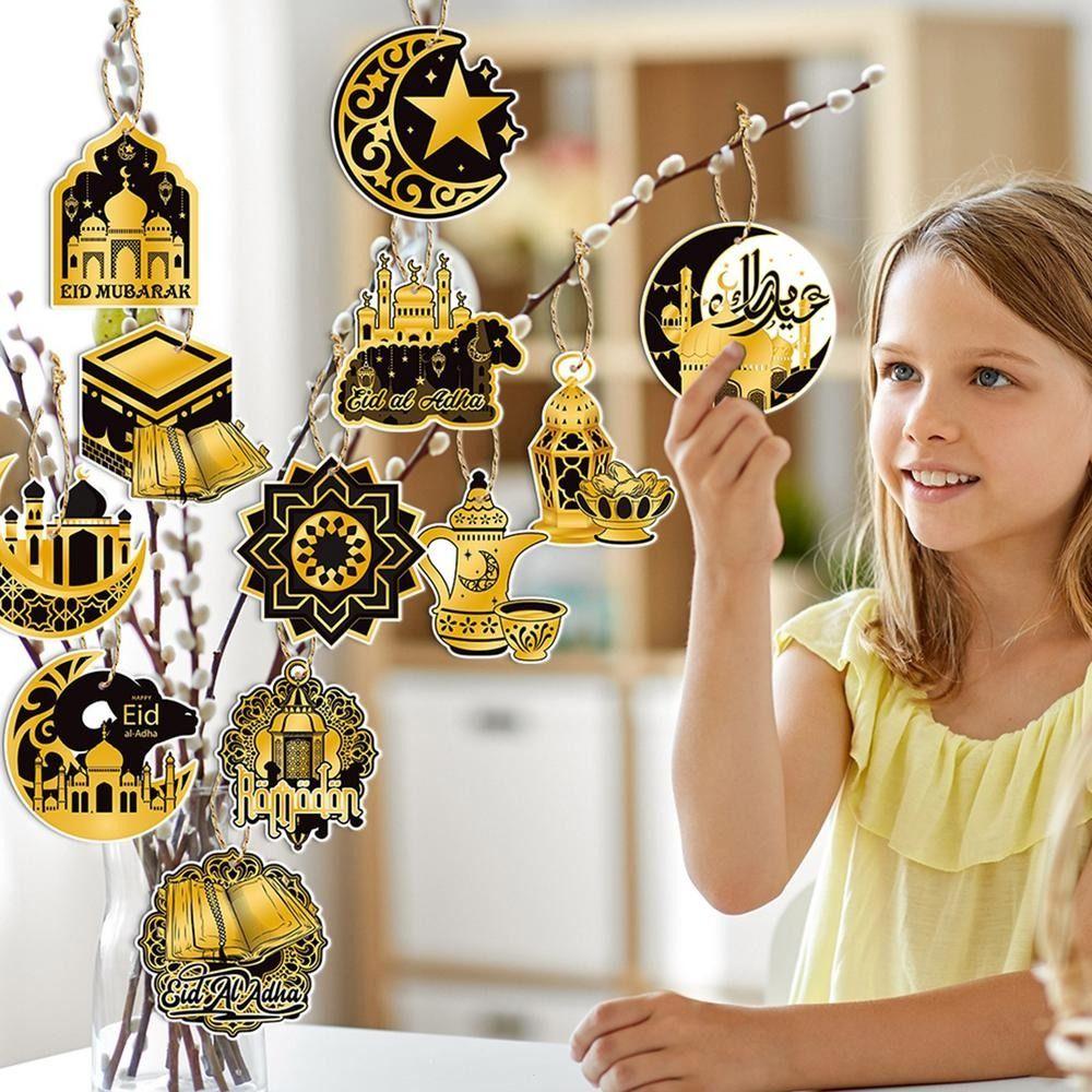 Festive Eid Hanging Gift Tag Cartoon Ramadan Decor Eid Mubarak Hangings Pendant Party 12pcs
Festive Eid Hanging Gift Tag Cartoon Ramadan Decor Eid Mubarak Hangings Pendant Party 12pcs