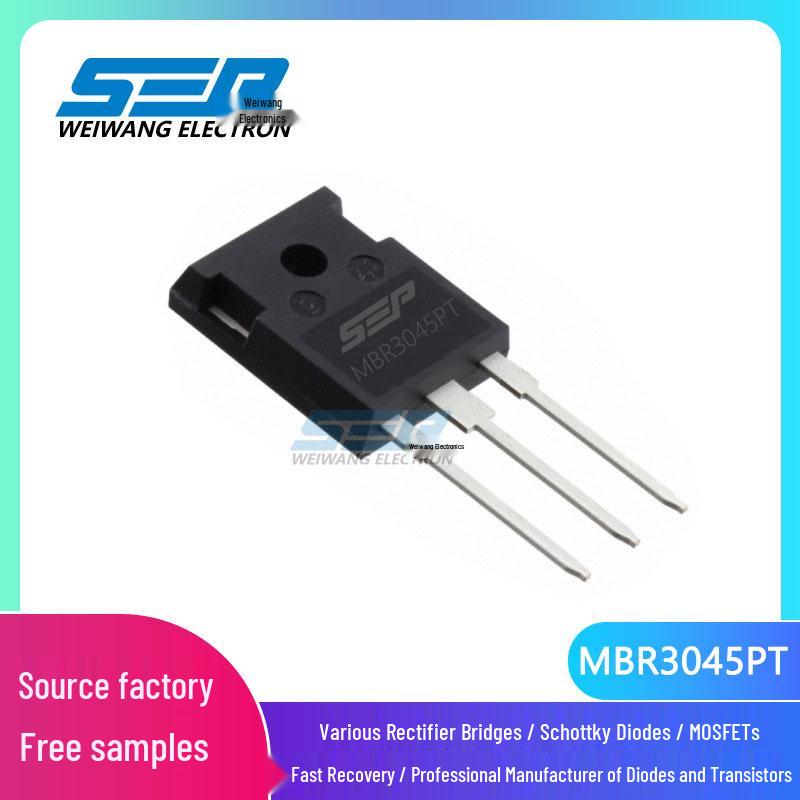 SEP 30A 45V Schottky Diode MBR3045PT (TO-247 Package)
SEP 30A 45V Schottky Diode MBR3045PT (TO-247 Package)