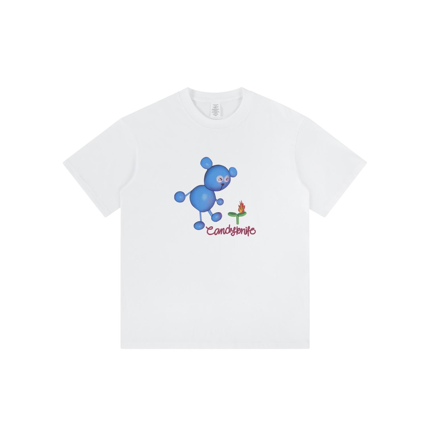 Unisex Korean Cartoon Print Crew Neck Cotton T-shirt - Fun, Cute, Versatile, Loose Fit Extra Large
Unisex Korean Cartoon Print Crew Neck Cotton T-shirt - Fun, Cute, Versatile, Loose Fit Extra Large